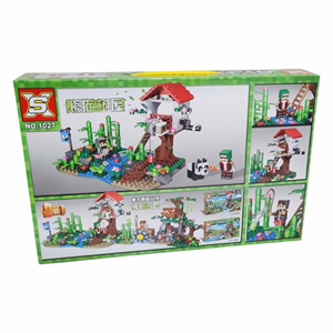 لگو ماینکرافت خانه درختی پاندا 243 قطعه مدل LEGO Minecraft 1027_اسباب بازی